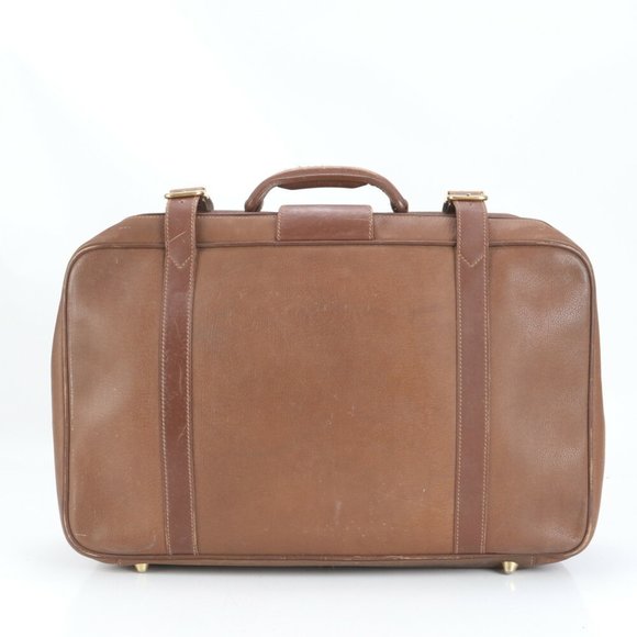 Gucci Leather Boston Bag, Tote Shoulder Brown with Gold Hardware, Men's - Picture 1 of 12